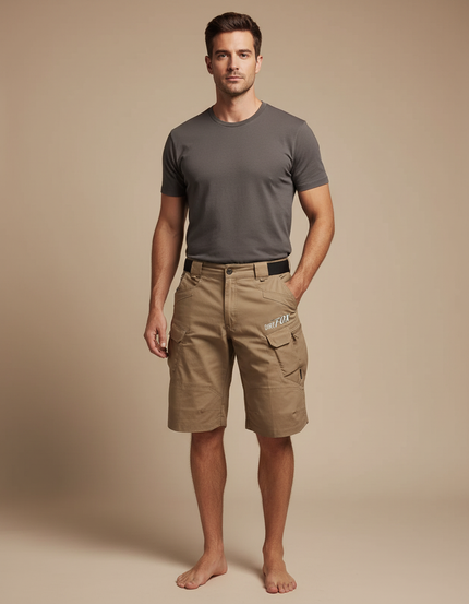 Pantalon Cargo Homme Kaki Tactique Multi-Poches Décontracté - Toile
