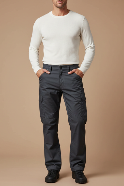 Pantalon Cargo Tactique - Gris Gabardine
