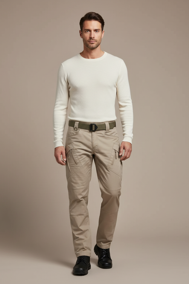 Pantalon Tactique Cargo - Beige Toile