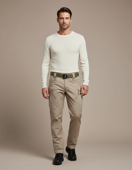 Pantalon Tactique Cargo - Beige Toile
