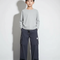 Pantalon Cargo Bleu Marine Ample Décontracté Multipoches Enfant - Polyester