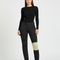 Pantalon Cargo Noir Femme Décontracté Renforcé Ample - Gabardine