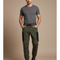 Pantalon Cargo Homme Vert Militaire Jogger Multipoches - Kaki Gabardine