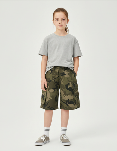 Pantalon Cargo Camouflage