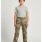 Pantalon Cargo Camouflage Militaire Enfant Décontracté Multipoches - Multicolore Toile