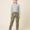 Pantalon Cargo Camouflage Militaire Enfant Ajusté - Multicolore Toile