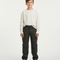 Pantalon Cargo Gris Foncé Décontracté Multipoches Enfant - Toile