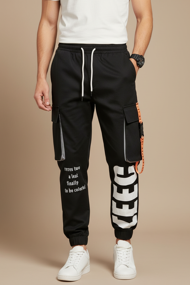 Pantalon Cargo Original - Noir Polyester