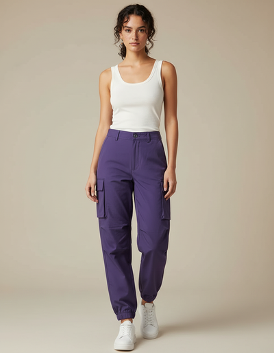 Pantalon Cargo Femme Jogger