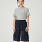 Pantalon Cargo Enfant Bleu Marine Fluide Multipoches - Polyester