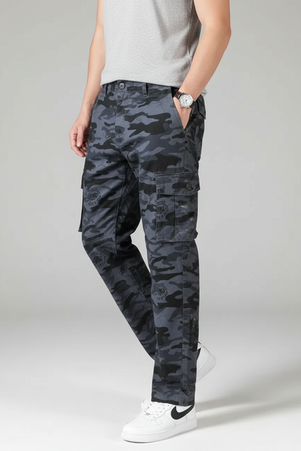 Pantalon Cargo Surplus Militaire - Gris Toile