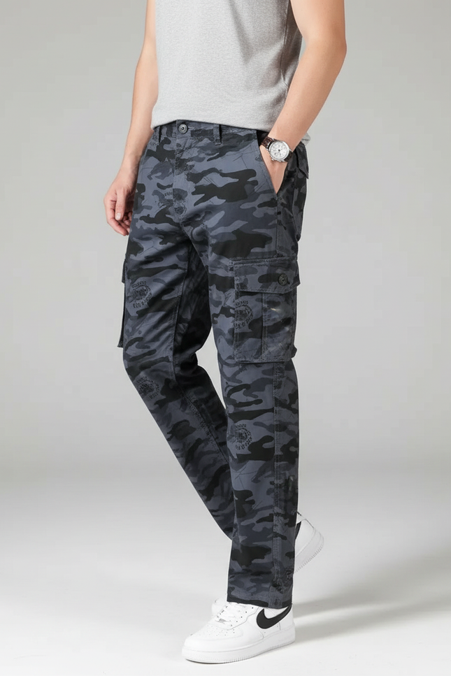 Pantalon Cargo Surplus Militaire - Gris Toile