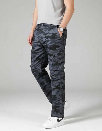 Pantalon Cargo Surplus Militaire - Gris Toile