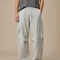 Pantalon Cargo Gris Ample Léger Décontracté Unisexe - Polyester