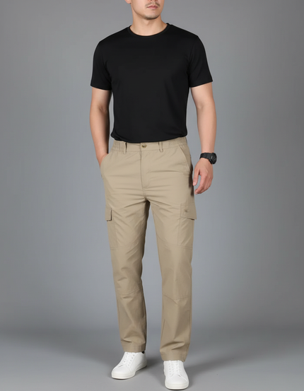 Pantalon Cargo Outdoor - Kaki Polyester