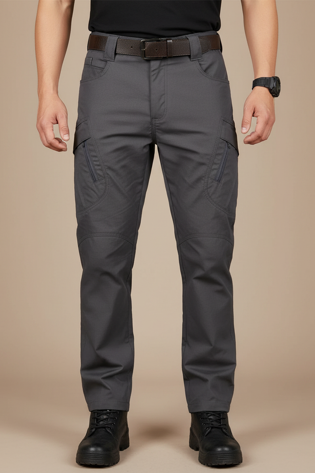 Pantalon Cargo Montagne - Gris Polyester