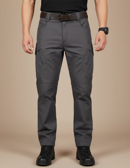 Pantalon Cargo Montagne - Gris Polyester