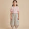 Pantalon Cargo Enfant Ample Beige Poches Latérales - Coton