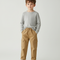 Pantalon Cargo Marron Ample Coton Multipoches Enfant - Camel