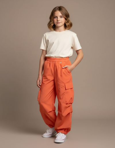 Pantalon Cargo Femme Enfant