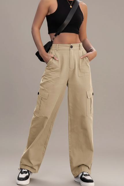 Pantalon Cargo Sable - Beige Toile