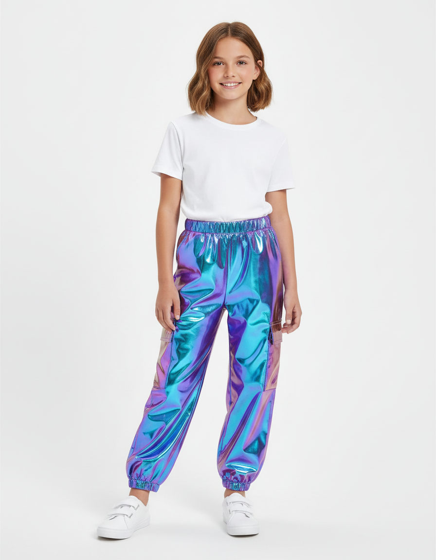 Pantalon Cargo Réfléchissant - Multicolore Polyester