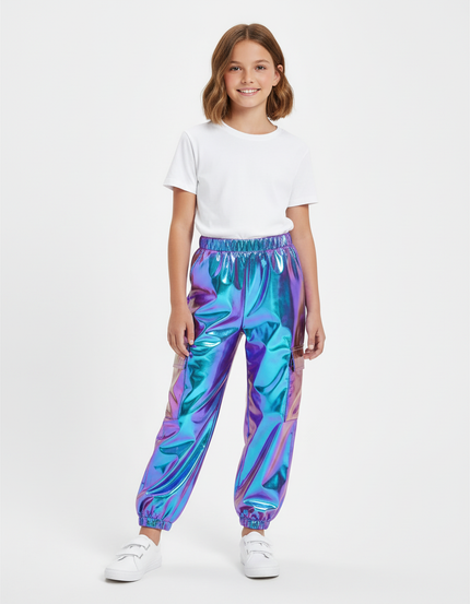 Pantalon Cargo Réfléchissant - Multicolore Polyester