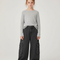 Pantalon Cargo Fille Anthracite Baggy - Gris Jean