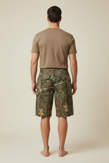 Pantalon Cargo Camouflage Naturel Coton Respirant Homme - Imprimé - vue 2