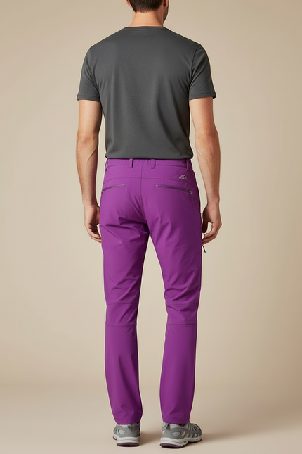 Pantalon Cargo Violet Homme Randonnée Séchage Rapide - Polyester - vue 2