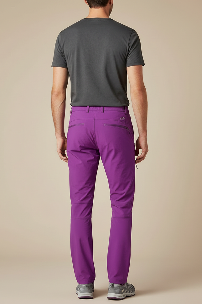 Pantalon Cargo Violet Homme Randonnée Séchage Rapide - Polyester - vue 2