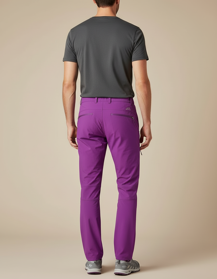 Pantalon Cargo Violet Homme Randonnée Séchage Rapide - Polyester - vue 2