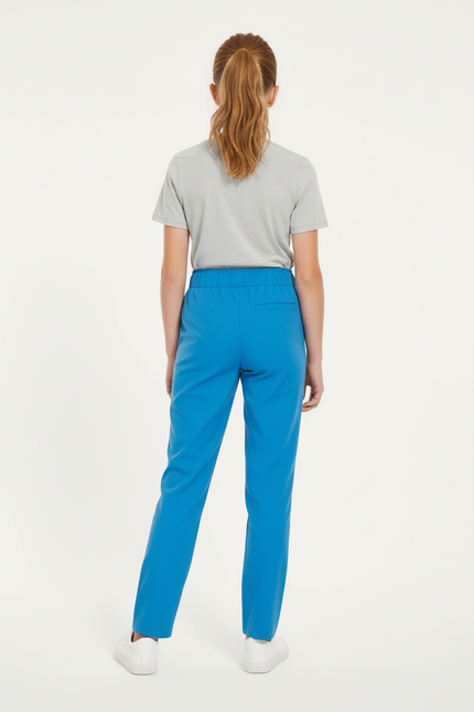 Pantalon Cargo Bleu Cordon Ample Enfant - Polyester - vue 2