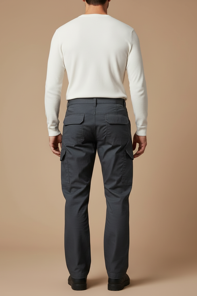Pantalon Cargo Tactique - Gris Gabardine - vue 2