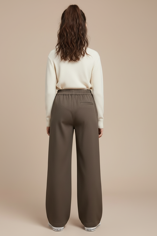 Pantalon Cargo Épais - Kaki Gabardine - vue 2