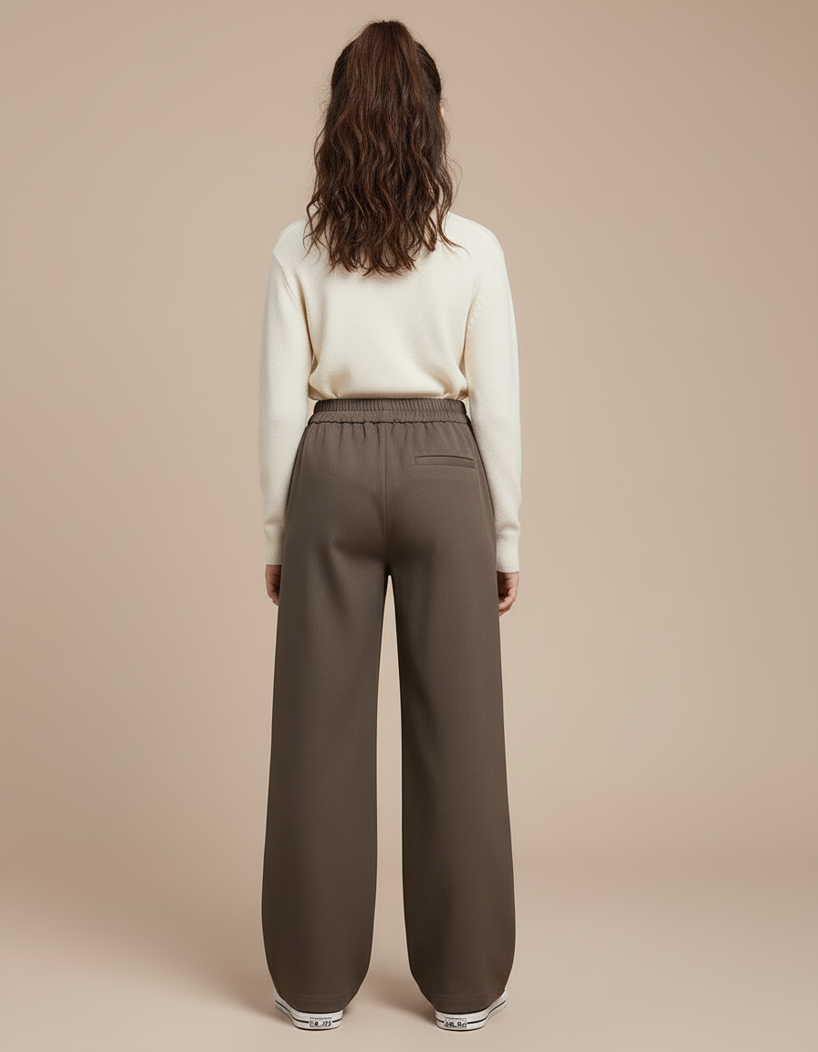 Pantalon Cargo Épais - Kaki Gabardine - vue 2