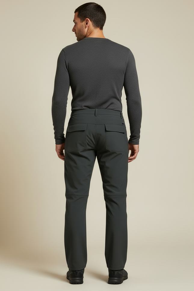 Pantalon Cargo Homme Gris Anthracite Tactique Multi-Poches - Polyester - vue 2