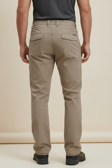 Pantalon Cargo Randonnée - Kaki Polyester - vue 2
