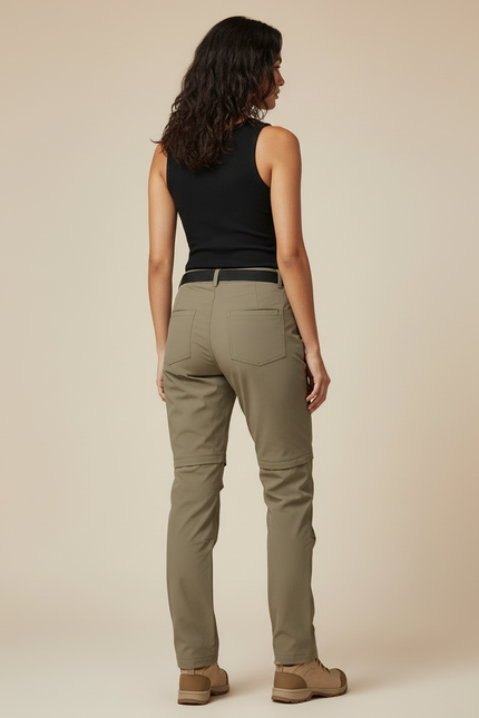 Pantalon Cargo Kaki Convertible Léger Respirant Femme - Polyester - vue 2