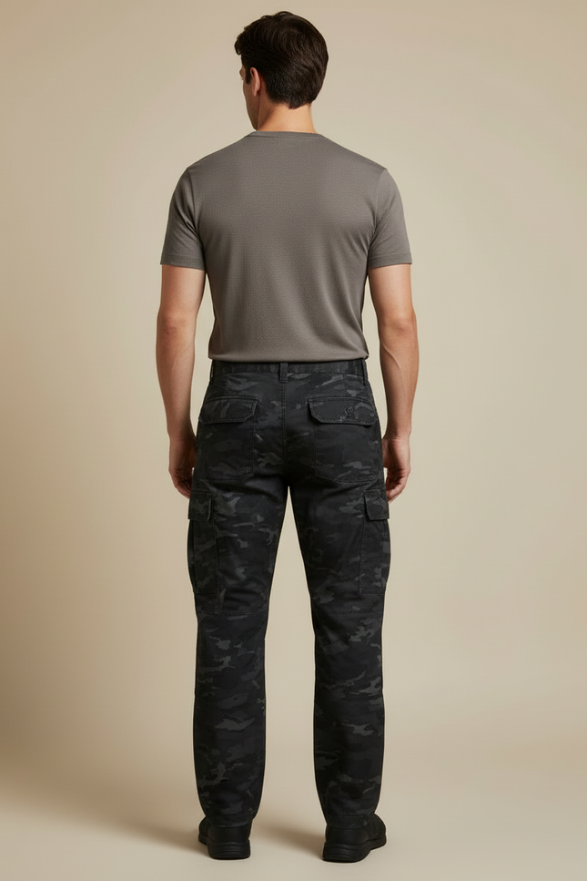 Pantalon Cargo Tactique Homme - Imprimé Toile - vue 2
