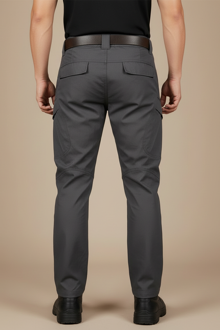 Pantalon Cargo Montagne - Gris Polyester - vue 2