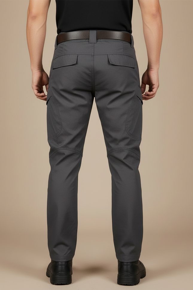 Pantalon Cargo Montagne - Gris Polyester - vue 2