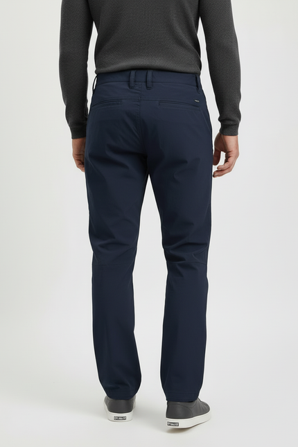 Pantalon Cargo Bleu Marine - Polyester - vue 2