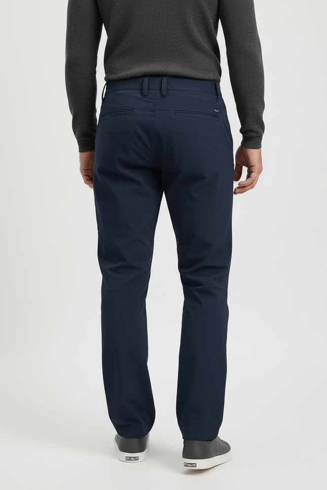 Pantalon Cargo Bleu Marine - Polyester - vue 2