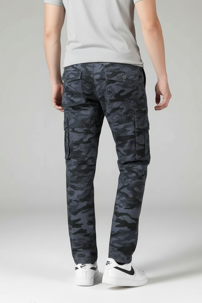 Pantalon Cargo Surplus Militaire - Gris Toile - vue 2