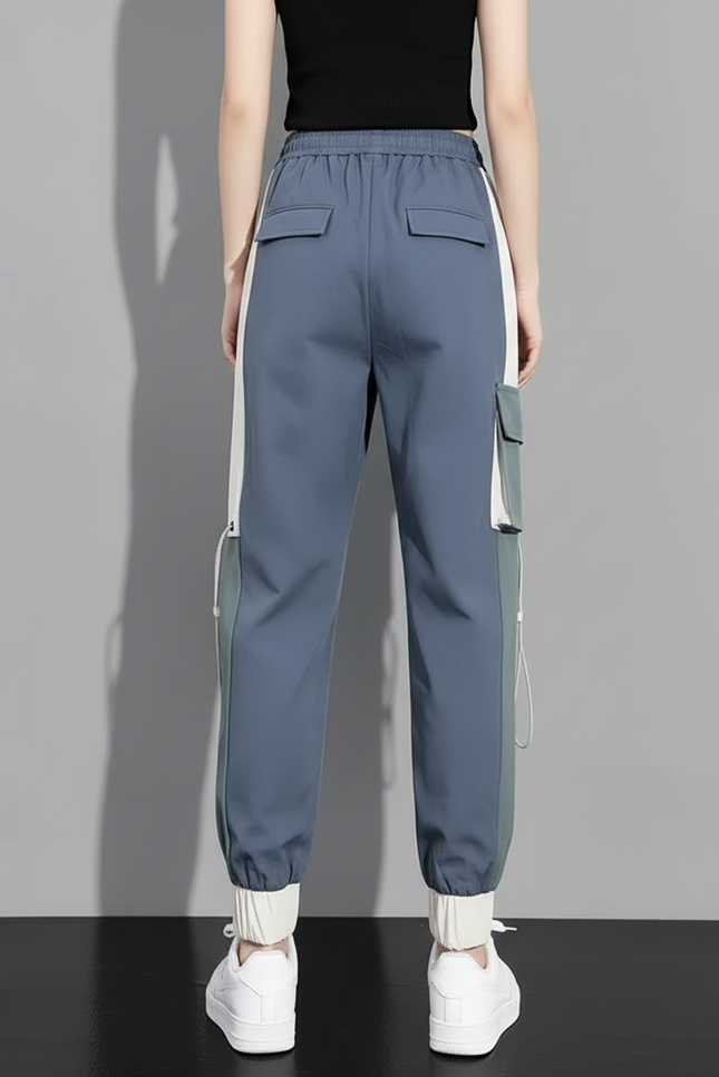 Pantalon Randonnée Cargo Femme - Multicolore Polyester - vue 2
