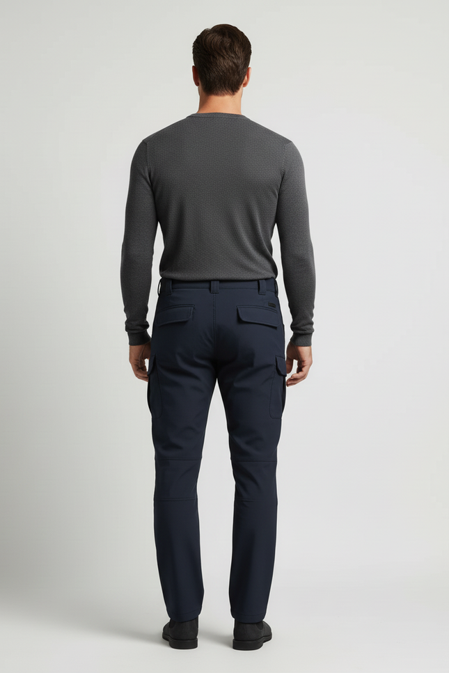 Pantalon Cargo Trekking - Marine Polyester - vue 2