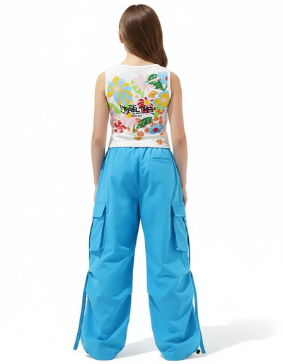 Pantalon Cargo Femme Imprimé