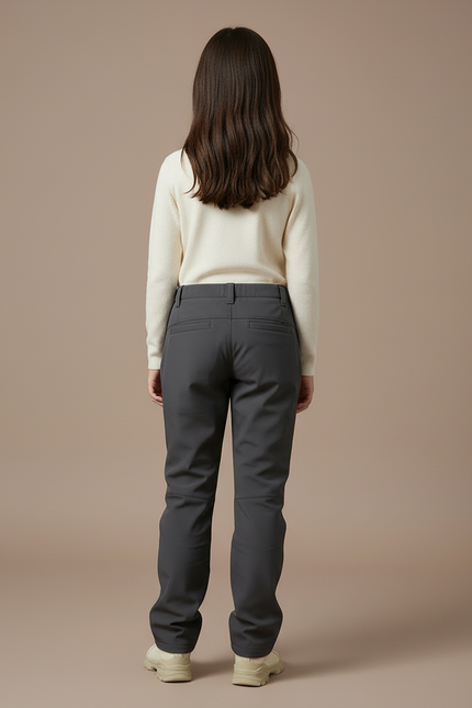Pantalon Cargo Gris Imperméable Doublé Enfant - Polyester - vue 2