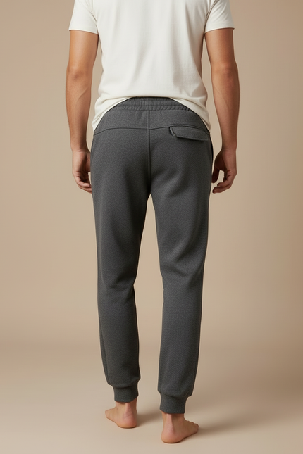 Pantalon Cargo Molleton Gris Homme Confortable Jogger - vue 2